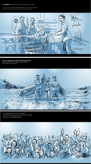 Endless Ocean Storyboard - selection