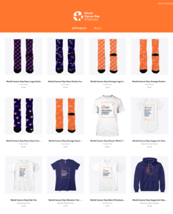  Screenshot - Teespring online store