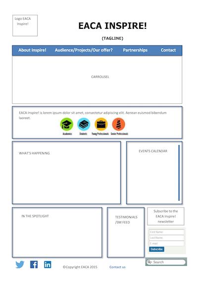 Homepage proposal