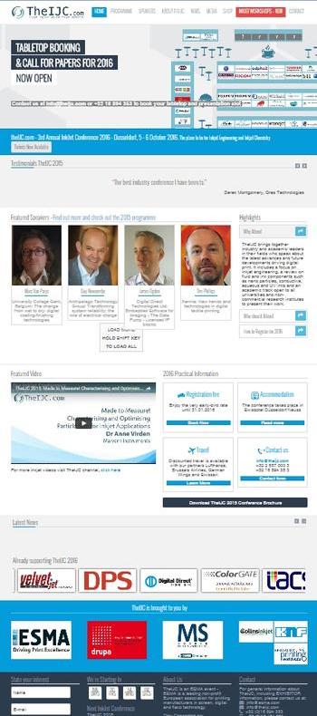 Website TheIJC screenshot