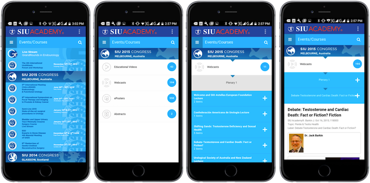 SIU Academy - mobile app