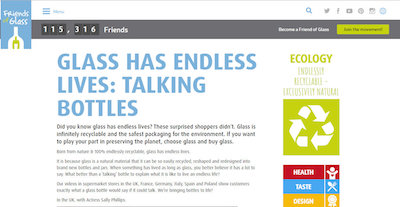 Endless Lives of Glass Webpage