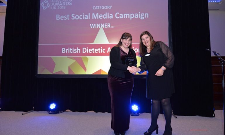 Winner, Best Social Media Campaign: British Dietetic Association, 2018