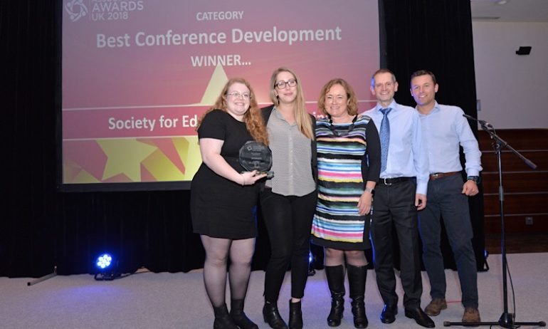 Winner, Best Conference Development: Society for Education and Training, 2018