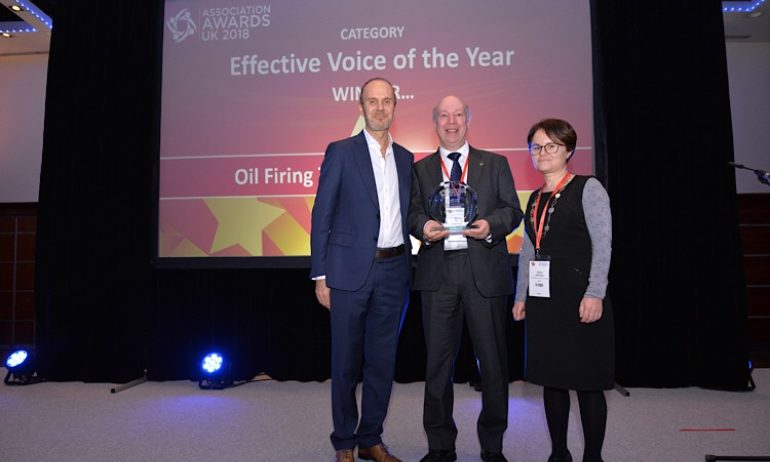 Winner, Effective Voice of the Year, Oil Firing Technical Association, 2018